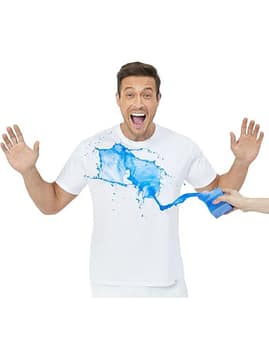 Neat White Basic Crewneck Short Sleeve Cotton Polyester Water Repellent Tops T Shirts Tee For Men