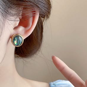 Gold Plated Silver Needle Fritillary Earrings