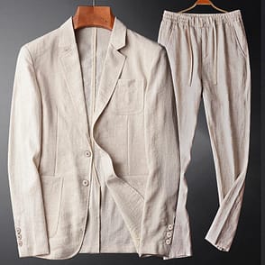 Two-piece Retro Solid Color High-end Simple Casual Suit