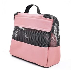 Portable Hanging Shower Caddy Organizer With 1 Free Toiletries Case Quick Dry Mesh Shower