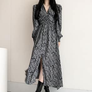 Women's Autumn V-neck French Elegant Dress