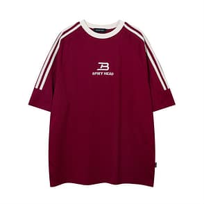 Letter Embroidery Ribbon Short Sleeve T-shirt