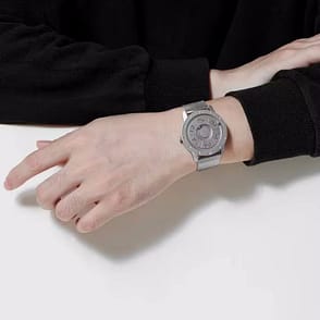 Fashion Sports Quartz Watch Blue Steel Timepiece